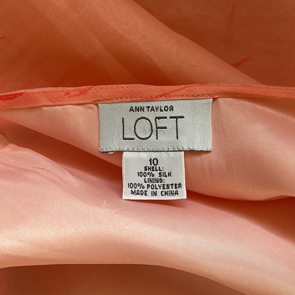 Ann Taylor loft silk sheer lined skirt 6 - Picture 5 of 5